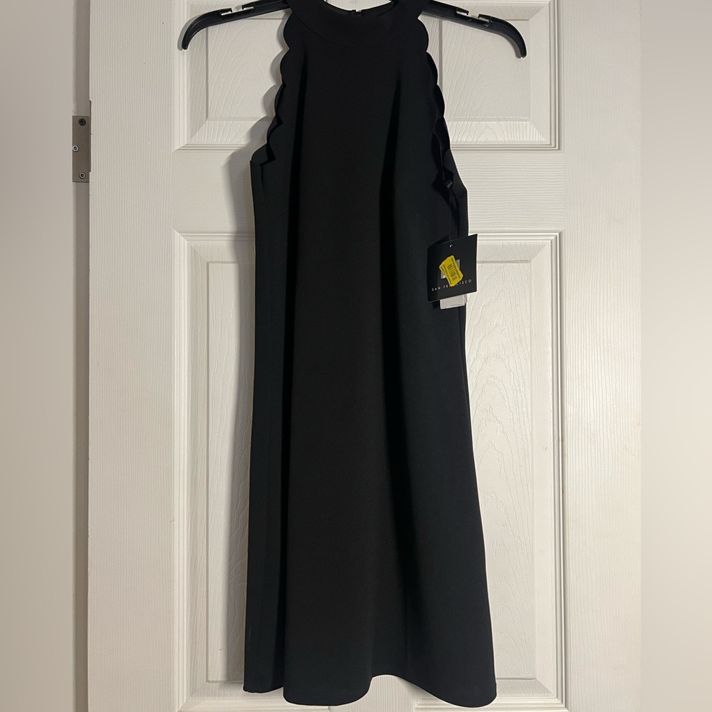 I.N. San Francisco Black Sleeveless Mini Dress